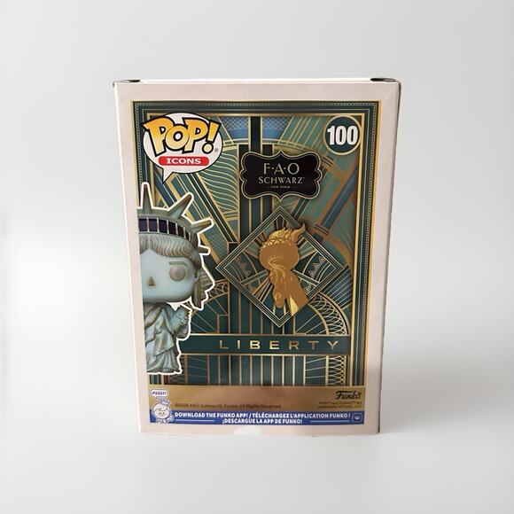 Funko Pop Icons Statue of Liberty #100 (F.A.O. Schwarz Exclusive) NEW YORK NYC - Picture 3 of 5